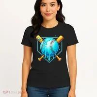 Baseball Drip Home Plate Ice Cream Women's T-Shirt thumb 4