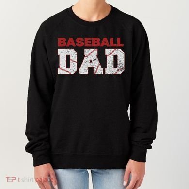 Baseball Dad Happy Fathers Day Women's Sweatshirt