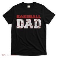 Baseball Dad Happy Fathers Day T-Shirt thumb 0