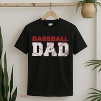 Baseball Dad Happy Fathers Day T-Shirt thumb 2