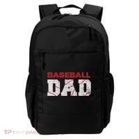 Baseball Dad Happy Fathers Day Backpack thumb 0