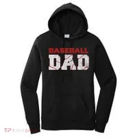 Baseball Dad Happy Fathers Day Women's Hoodie thumb 0