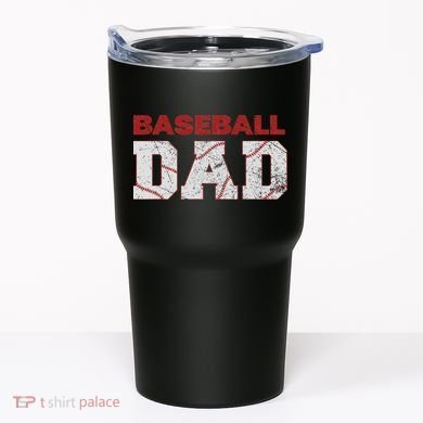 Baseball Dad Happy Fathers Day Tumbler