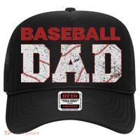 Baseball Dad Happy Fathers Day Hat thumb 0