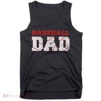 Baseball Dad Happy Fathers Day Tank Top thumb 0
