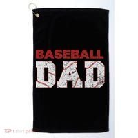 Baseball Dad Happy Fathers Day Golf Towel thumb 0
