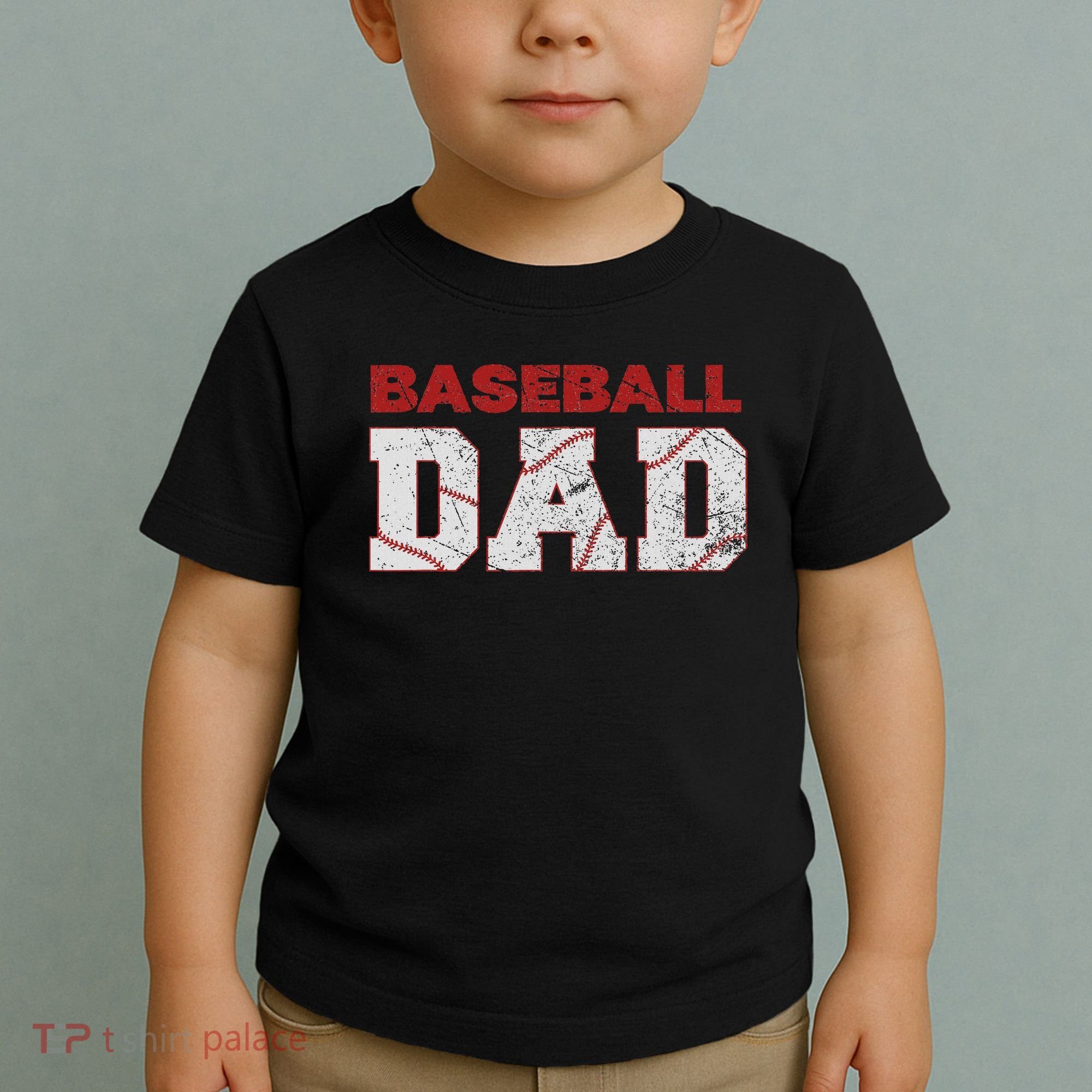 Baseball Dad Happy Fathers Day Toddler T-Shirt