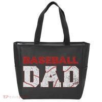 Baseball Dad Happy Fathers Day Tote Bag thumb 0