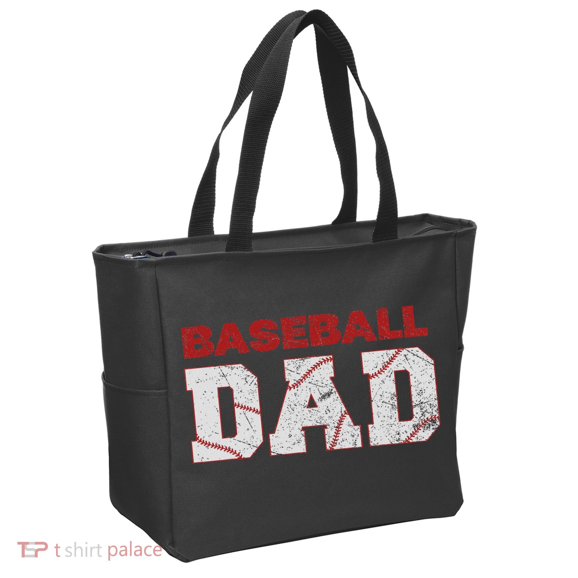 Baseball Dad Happy Fathers Day Tote Bag
