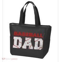 Baseball Dad Happy Fathers Day Tote Bag thumb 3