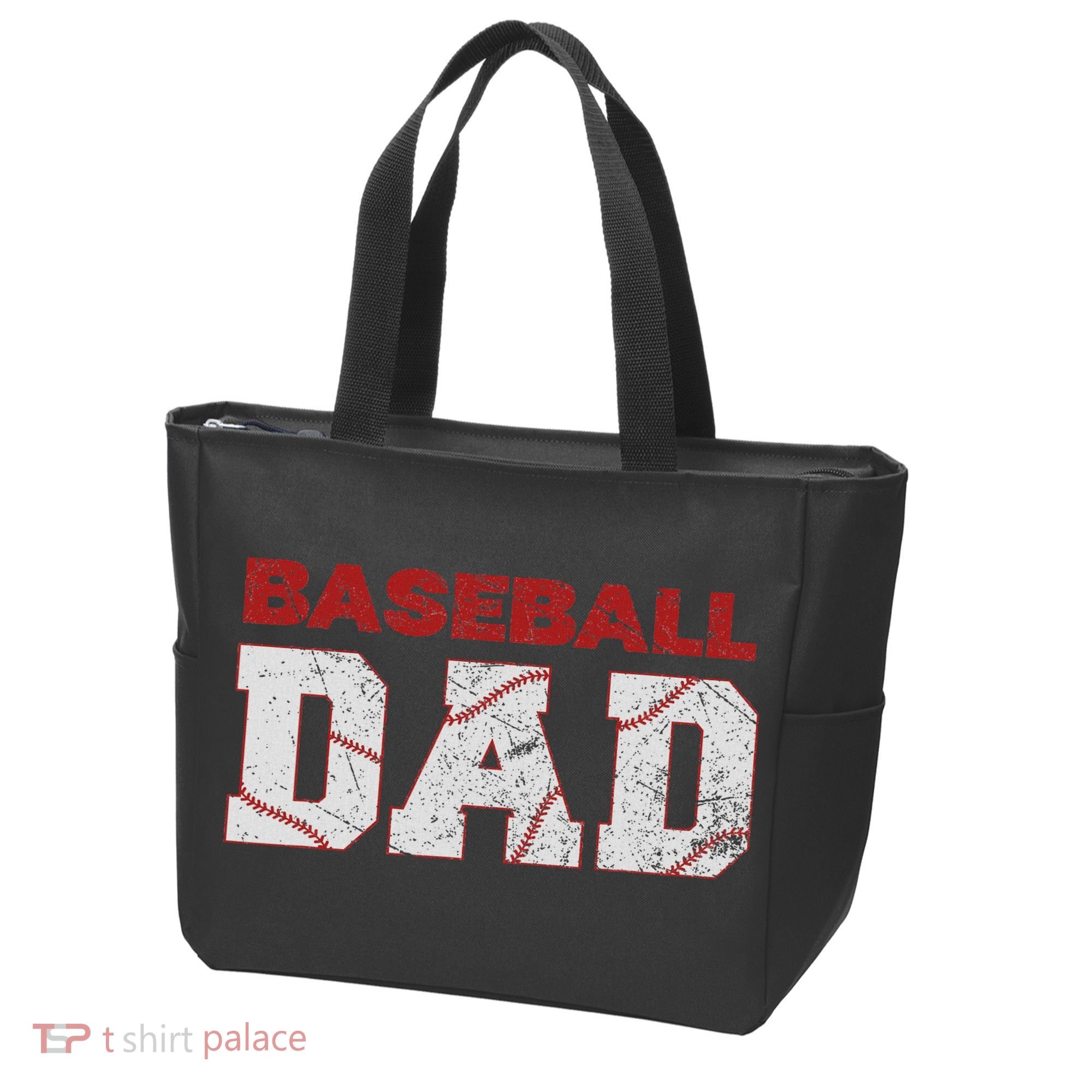 Baseball Dad Happy Fathers Day Tote Bag