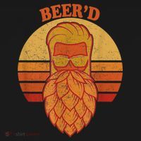 Beer D Hops Beard Beer Garden Retro Sunset Pajama Set thumb 2