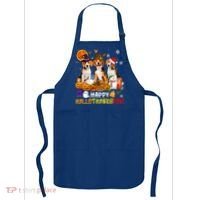 Beagle Dog Happy Hallothanksmas Xmas Dog Lover Meaningful Gift Apron thumb 0