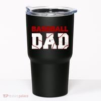 Baseball Dad Happy Fathers Days For Boy Tumbler thumb 0