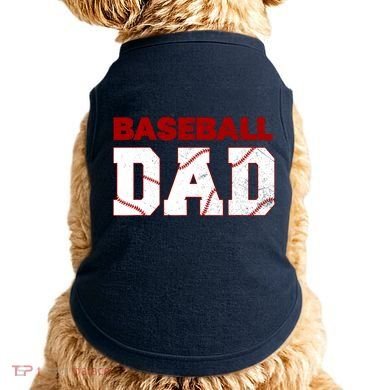 Baseball Dad Happy Fathers Days For Boy Doggie Tank
