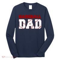 Baseball Dad Happy Fathers Days For Boy Long Sleeve Shirt thumb 0