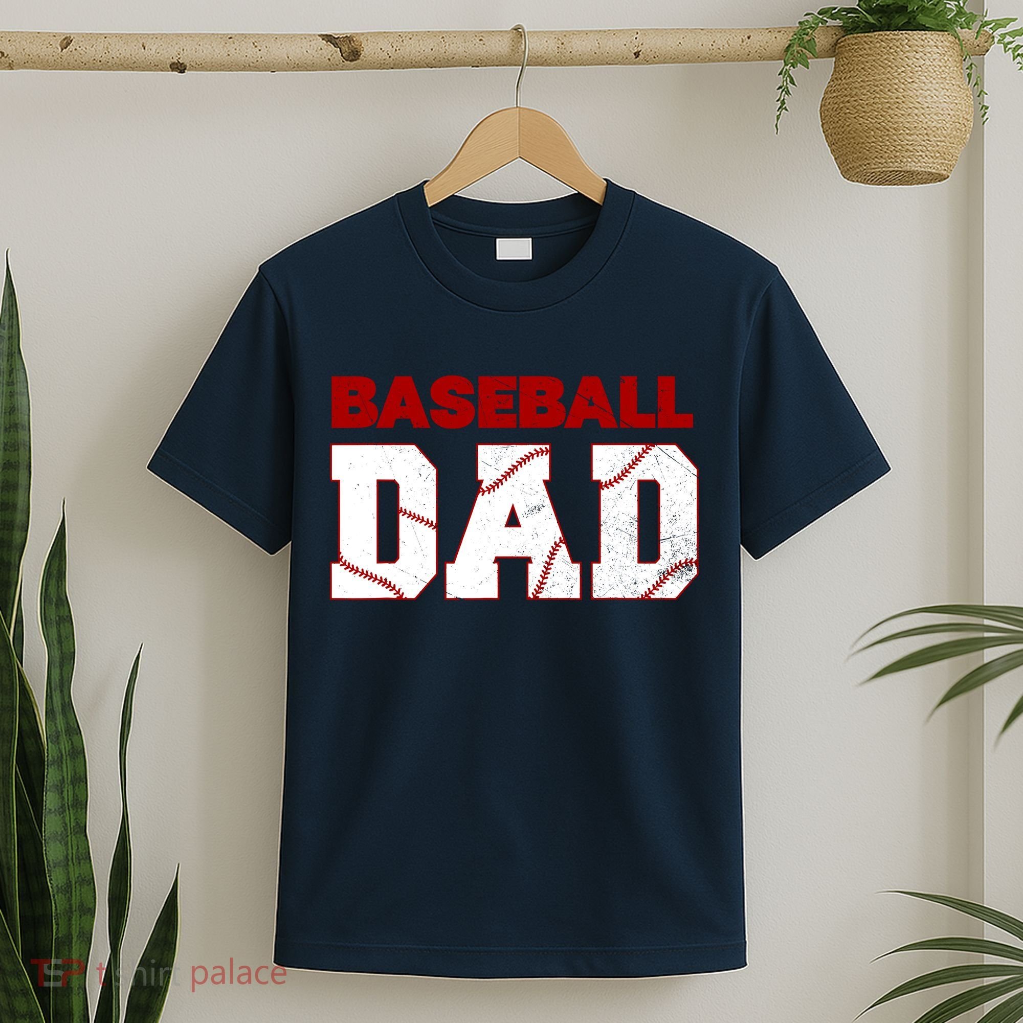 Baseball Dad Happy Fathers Days For Boy T-Shirt