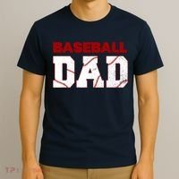 Baseball Dad Happy Fathers Days For Boy T-Shirt thumb 3