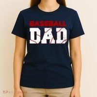 Baseball Dad Happy Fathers Days For Boy T-Shirt thumb 4