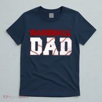 Baseball Dad Happy Fathers Days For Boy T-Shirt thumb 5