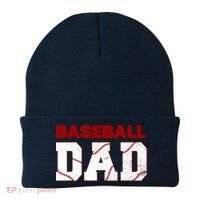 Baseball Dad Happy Fathers Days For Boy Beanie thumb 0