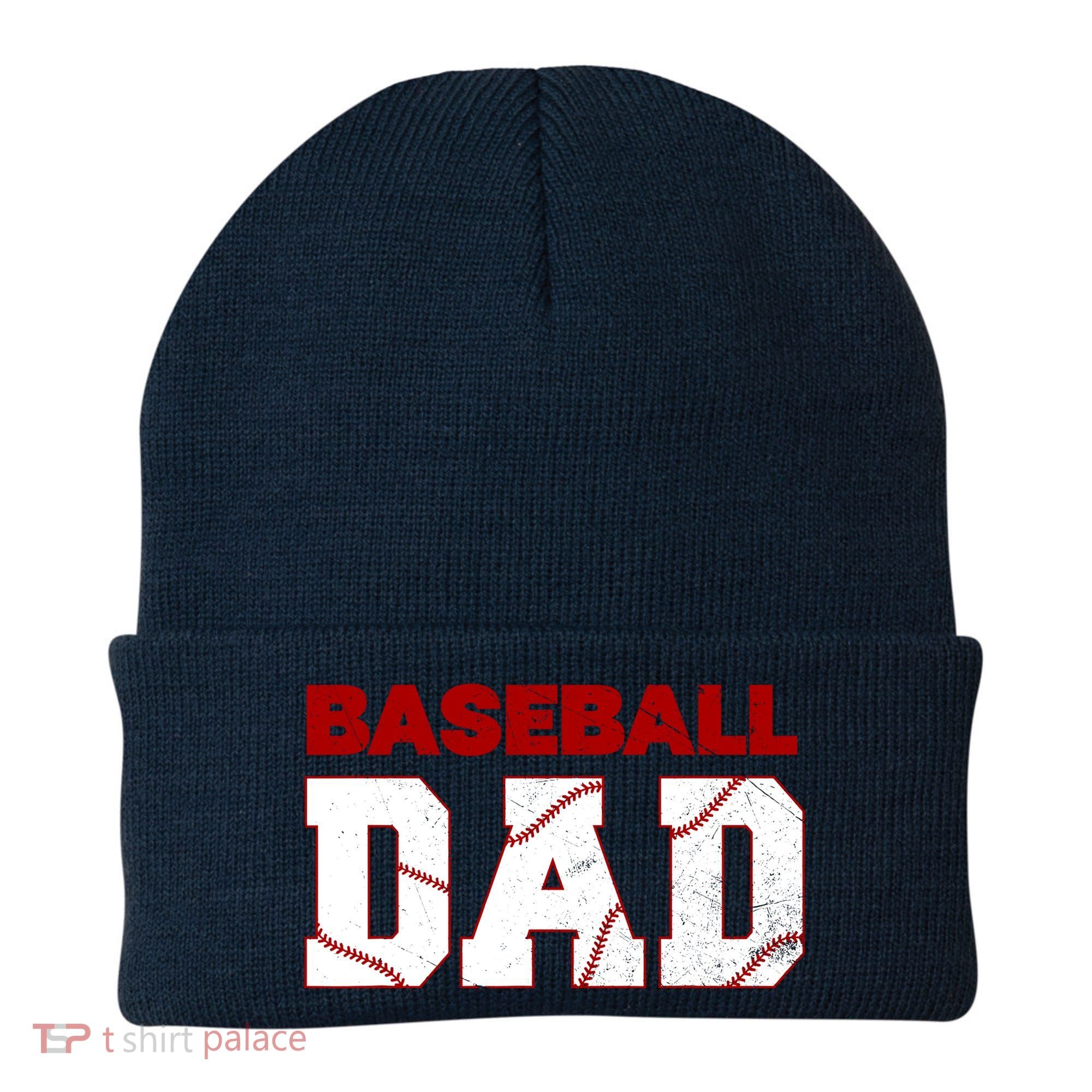 Baseball Dad Happy Fathers Days For Boy Beanie