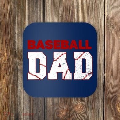 Baseball Dad Happy Fathers Days For Boy Coaster