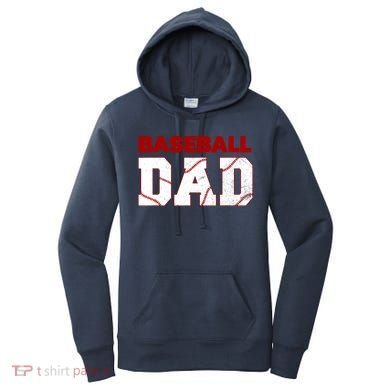 Baseball Dad Happy Fathers Days For Boy Women's Hoodie