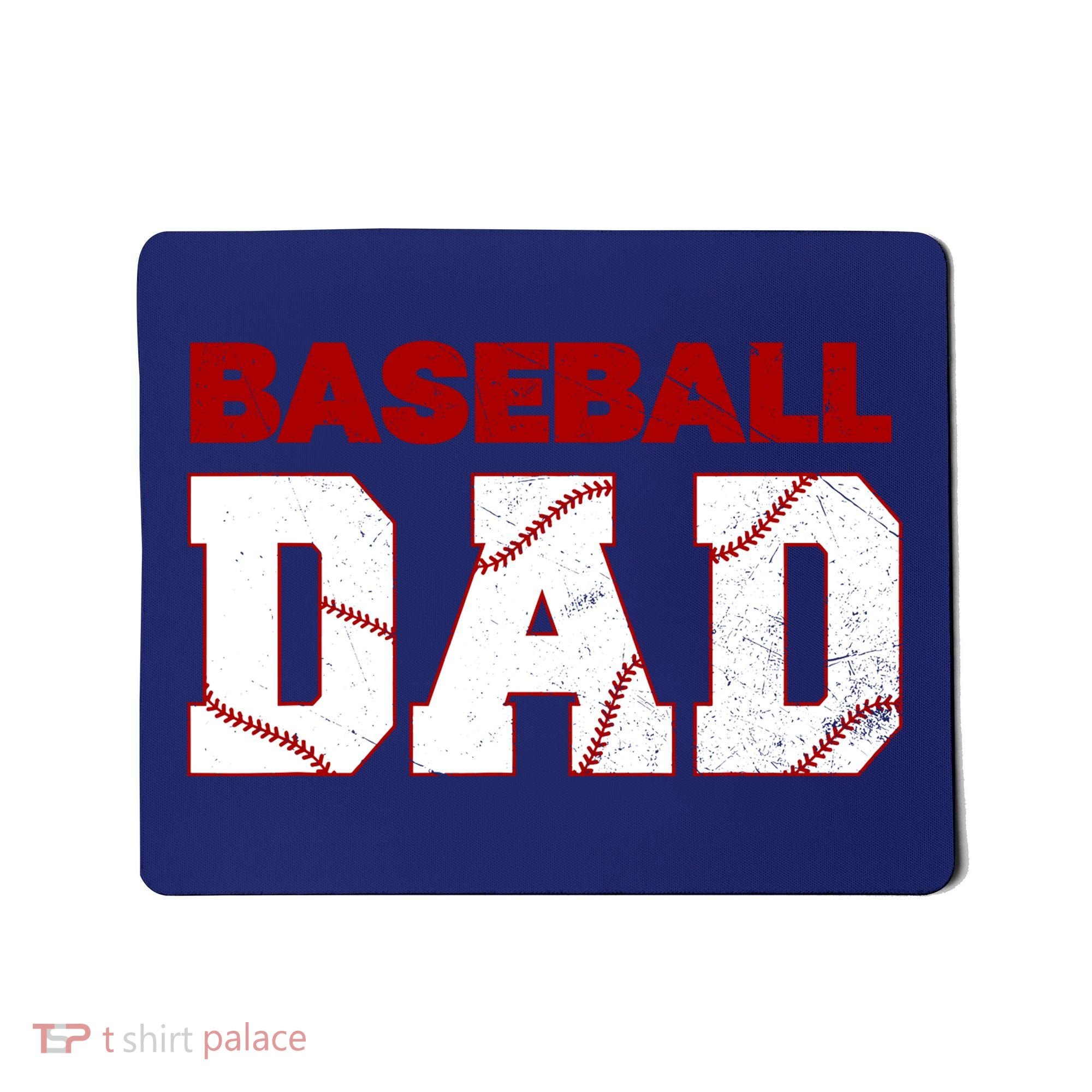 Baseball Dad Happy Fathers Days For Boy Mousepad
