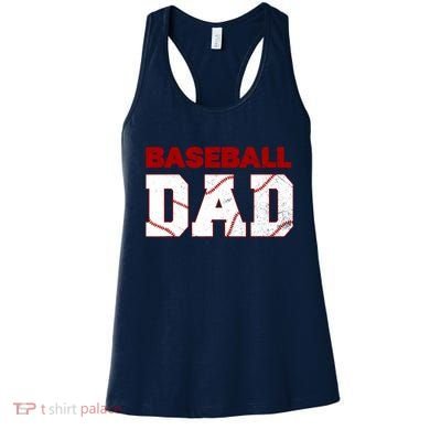 Baseball Dad Happy Fathers Days For Boy Women's Tank Top