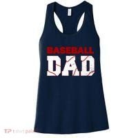 Baseball Dad Happy Fathers Days For Boy Women's Tank Top thumb 0
