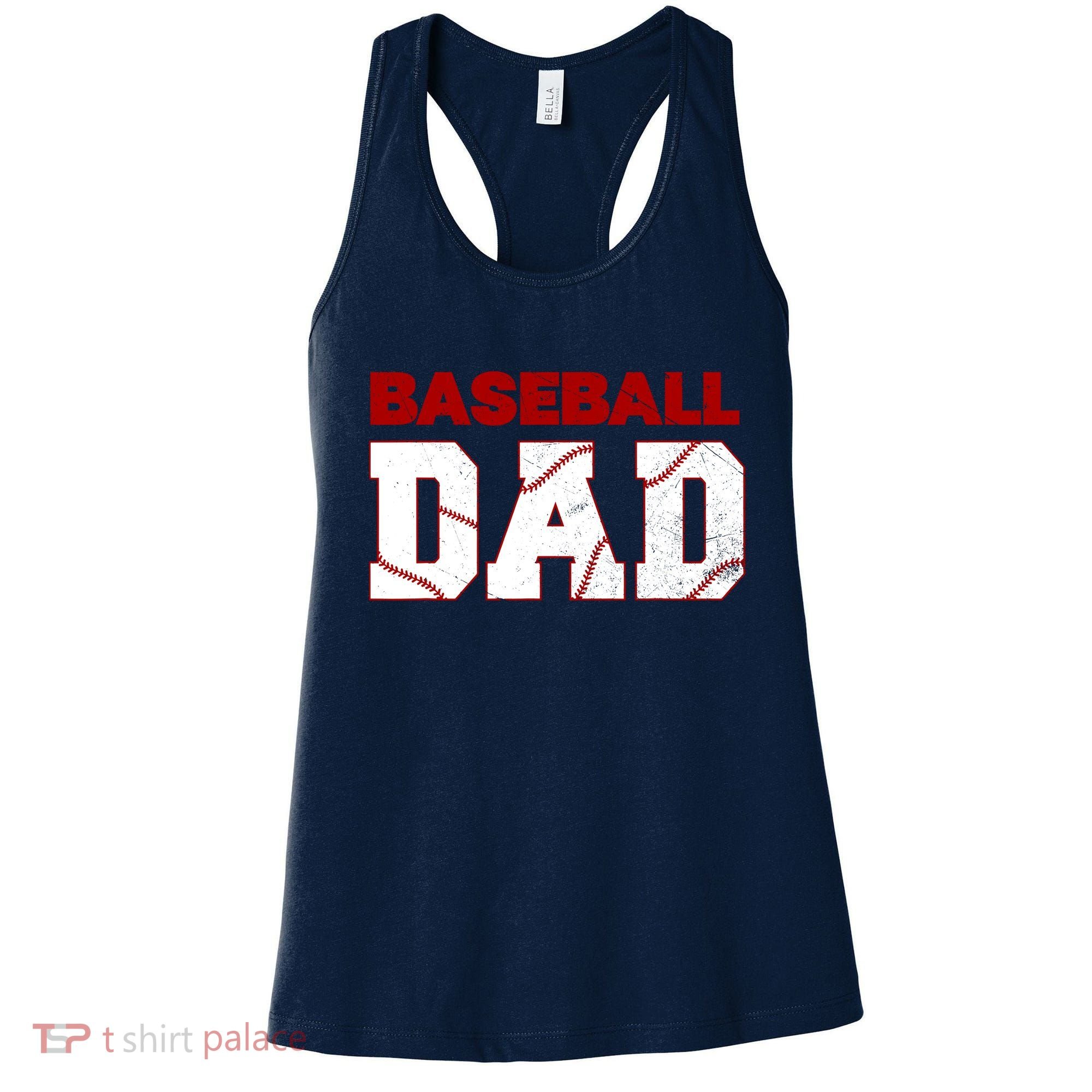 Baseball Dad Happy Fathers Days For Boy Women's Tank Top