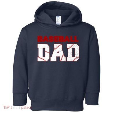 Baseball Dad Happy Fathers Days For Boy Toddler Hoodie