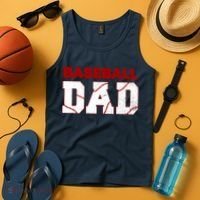 Baseball Dad Happy Fathers Days For Boy Tank Top thumb 4