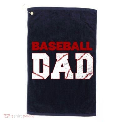 Baseball Dad Happy Fathers Days For Boy Golf Towel