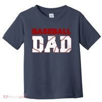 Baseball Dad Happy Fathers Days For Boy Toddler T-Shirt thumb 0