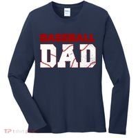 Baseball Dad Happy Fathers Days For Boy Women's Long Sleeve Shirt thumb 0