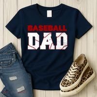 Baseball Dad Happy Fathers Days For Boy Women's T-Shirt thumb 3