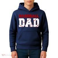 Baseball Dad Happy Fathers Days For Boy Kids Hoodie thumb 4