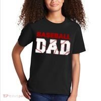 Baseball Dad Happy Fathers Days For Boy Kids T-Shirt thumb 2