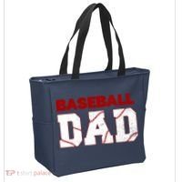 Baseball Dad Happy Fathers Days For Boy Tote Bag thumb 2