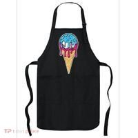 Baseball Drip Home Plate Ice Cream Sport Players  Fans Apron thumb 0