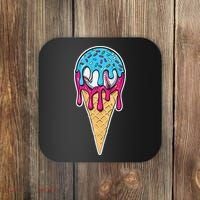 Baseball Drip Home Plate Ice Cream Sport Players  Fans Coaster thumb 0