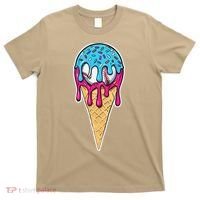 Baseball Drip Home Plate Ice Cream Sport Players  Fans T-Shirt thumb 0