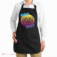 Bro Dude High Energy Retro Wave Frat Party Animal 80s Jock Apron thumb 2