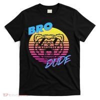 Bro Dude High Energy Retro Wave Frat Party Animal 80s Jock T-Shirt thumb 0