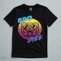 Bro Dude High Energy Retro Wave Frat Party Animal 80s Jock T-Shirt thumb 5