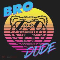 Bro Dude High Energy Retro Wave Frat Party Animal 80s Jock Beanie thumb 2