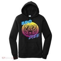 Bro Dude High Energy Retro Wave Frat Party Animal 80s Jock Women's Hoodie thumb 0