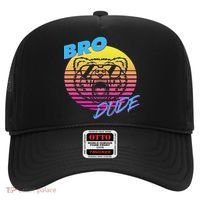 Bro Dude High Energy Retro Wave Frat Party Animal 80s Jock Hat thumb 0